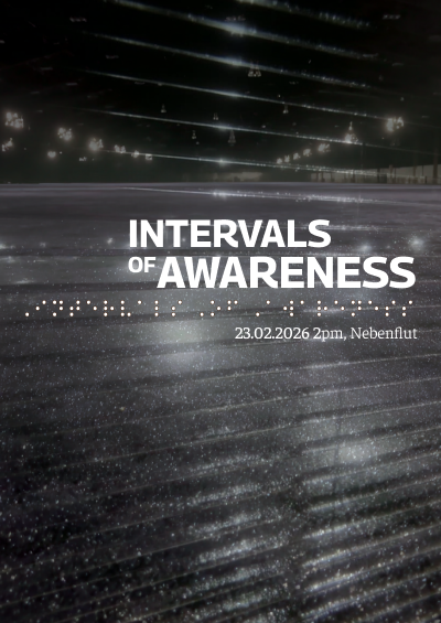 Intervals of Awareness poster design 2