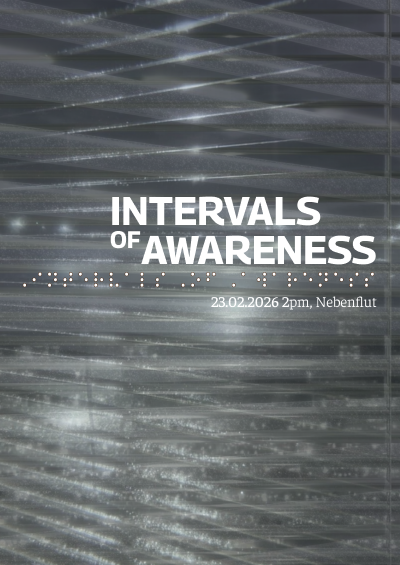 Intervals of Awareness poster design 1