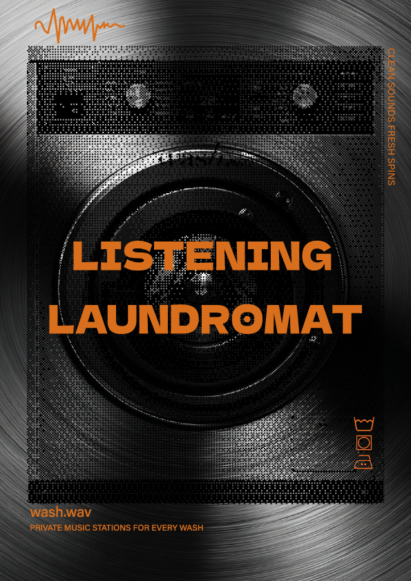 wash.wav poster design