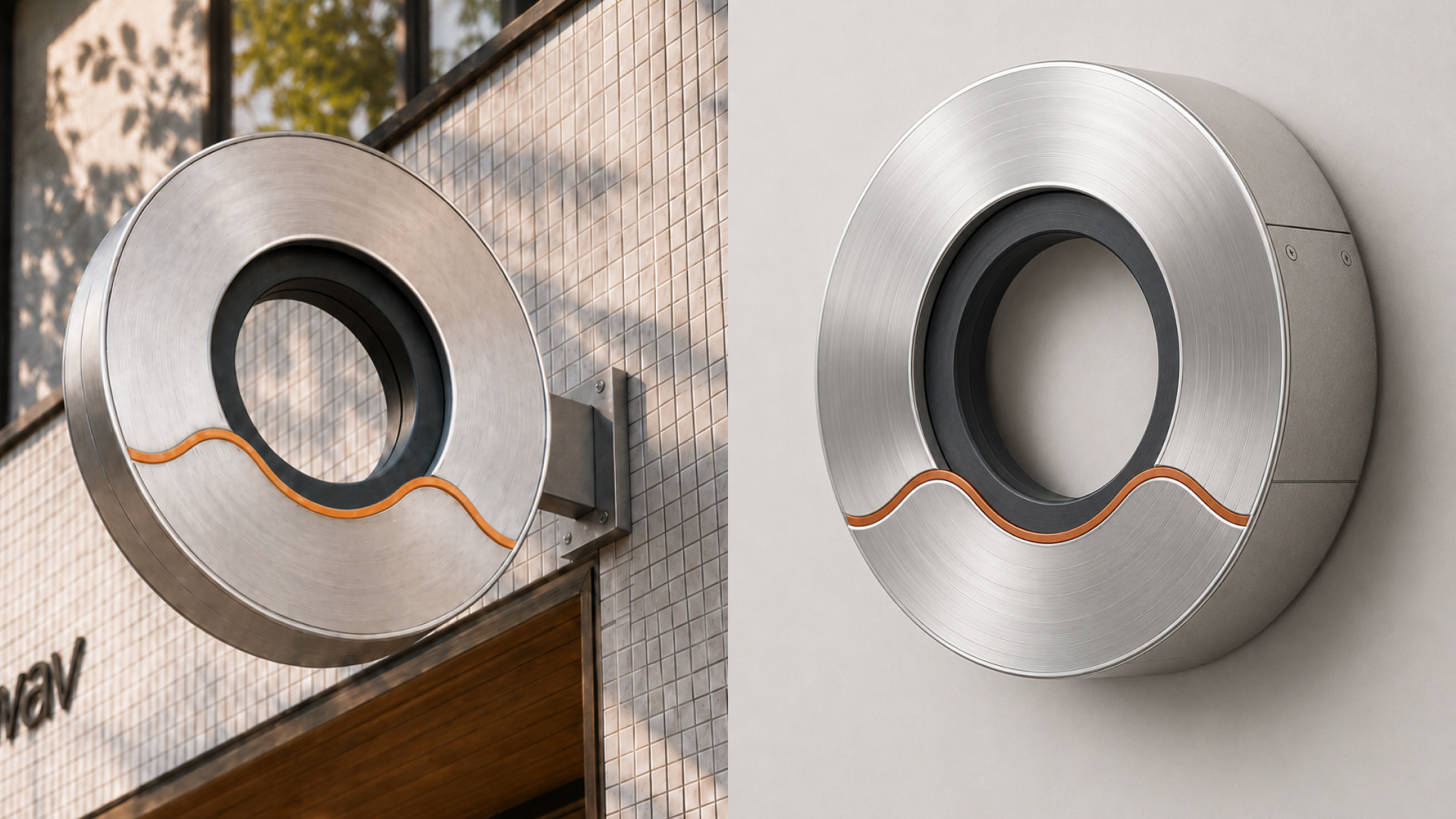 wash.wav signage design